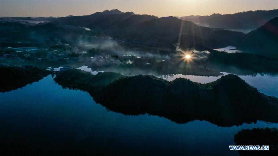 CHINA-GUIZHOU-AHA LAKE-WETLAND-LANDSCAPE (CN)