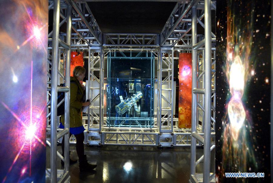 US-NEW YORK-ASTRONOMY-HUBBLE-ANNIVERSARY-EXHIBITION