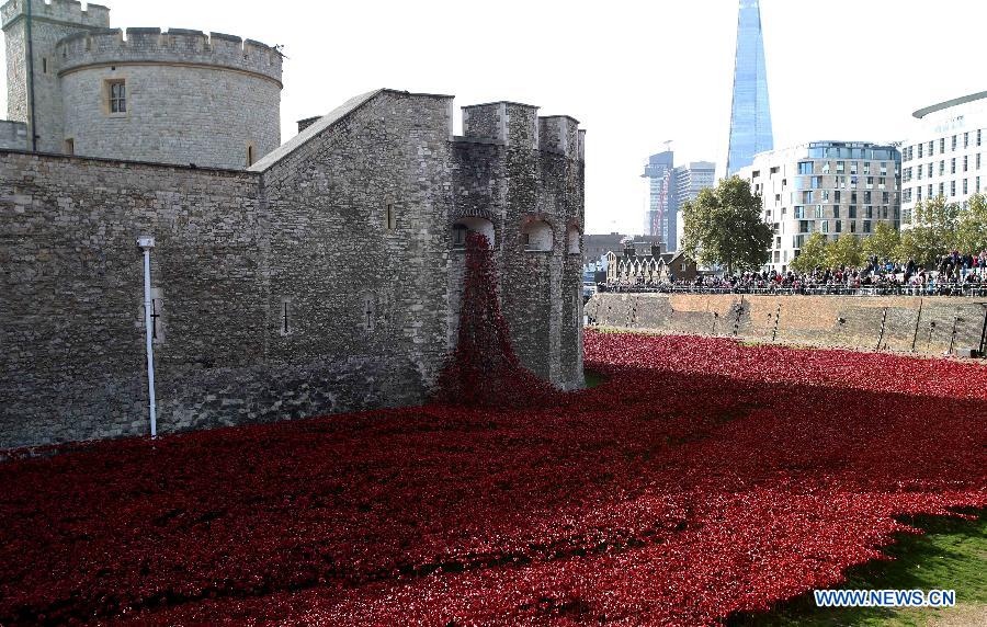 BRITAIN-LONDON-TOWER OF LONDON-COMMEMORATION-WWI-POPPIES