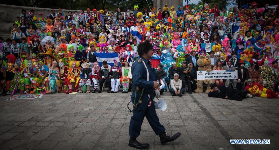 MEXICO-MEXICO CITY-ENTERTAINMENT-CONVENTION-CLOWNS