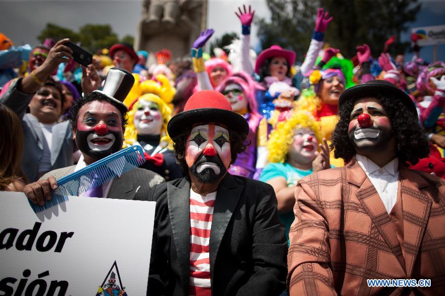 MEXICO-MEXICO CITY-ENTERTAINMENT-CONVENTION-CLOWNS