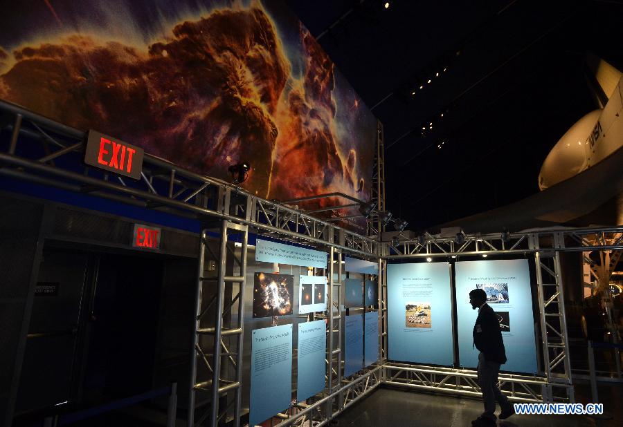 US-NEW YORK-ASTRONOMY-HUBBLE-ANNIVERSARY-EXHIBITION