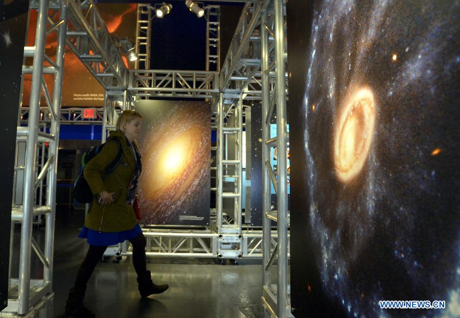 US-NEW YORK-ASTRONOMY-HUBBLE-ANNIVERSARY-EXHIBITION