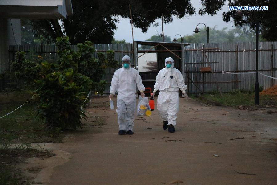 SIERRA LEONE-FREETOWN-CHINA-EBOLA MOBILE LABORATORY 