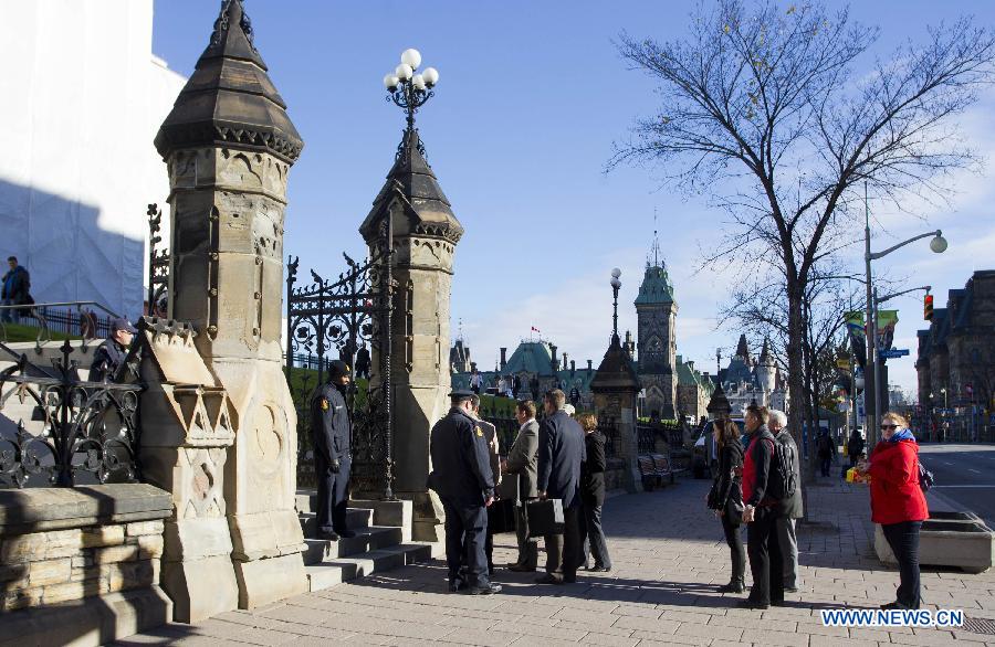 CANADA-OTTAWA-SHOOT-SECURITY