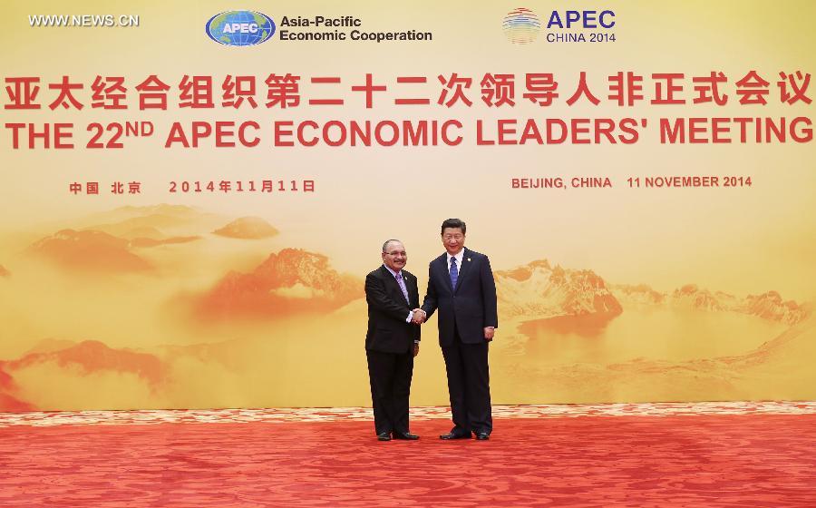 (APEC 2014) CHINA-BEIJING-APEC-ECONOMIC LEADERS' MEETING (CN)