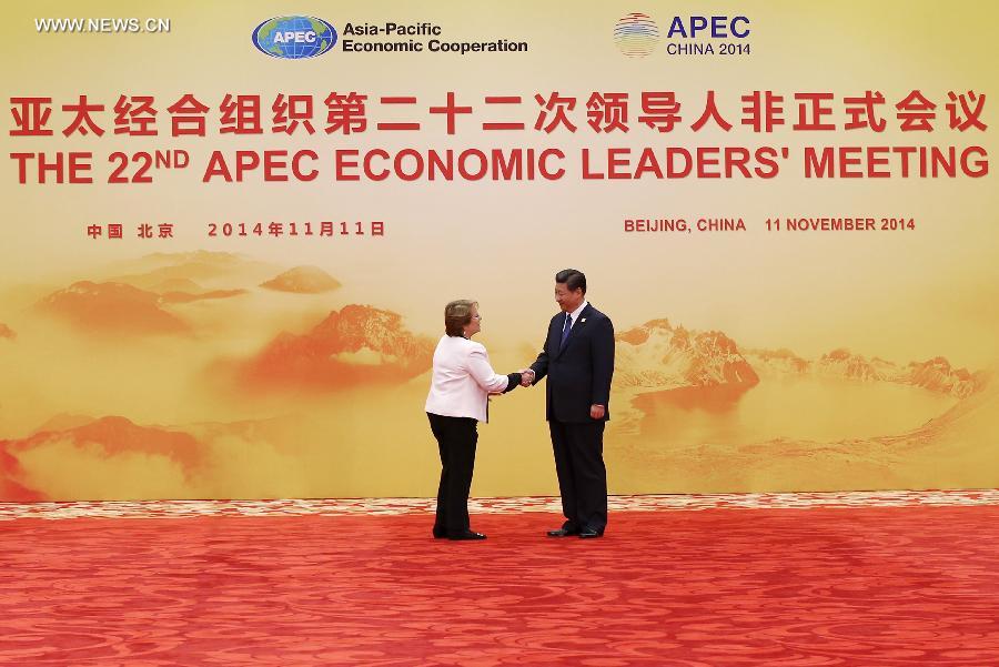 (APEC 2014) CHINA-BEIJING-APEC-ECONOMIC LEADERS' MEETING (CN)