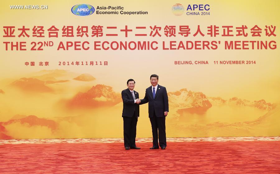 (APEC 2014) CHINA-BEIJING-APEC-ECONOMIC LEADERS' MEETING (CN)