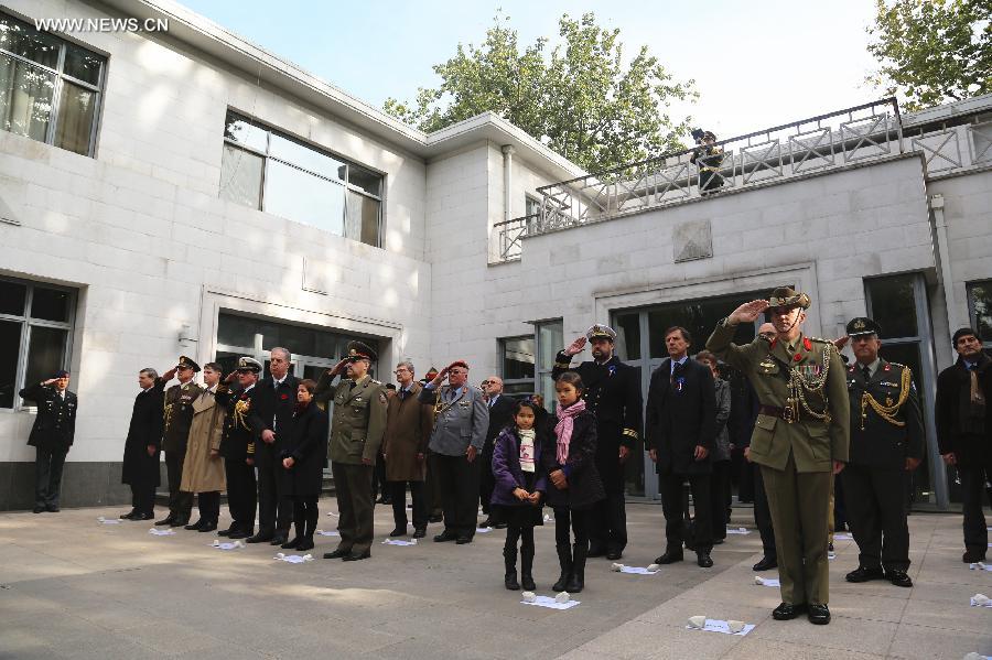 **CHINA-BEIJING-BELGIAN EMBASSY-WWI-CEREMONY (CN)