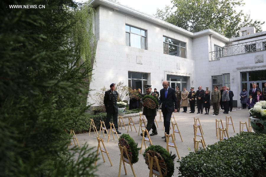 **CHINA-BEIJING-BELGIAN EMBASSY-WWI-CEREMONY (CN)