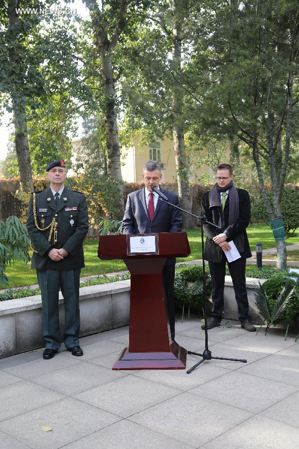 **CHINA-BEIJING-BELGIAN EMBASSY-WWI-CEREMONY (CN)