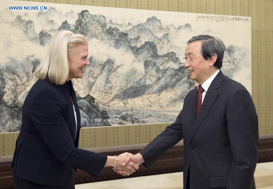 CHINA-BEIJING-MA KAI-IBM CEO-MEETING(CN)