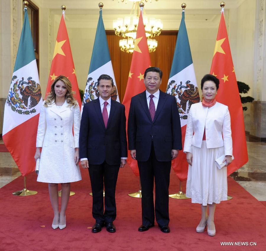 CHINA-MEXICO-PRESIDENTS-WELCOMING CEREMONY (CN)