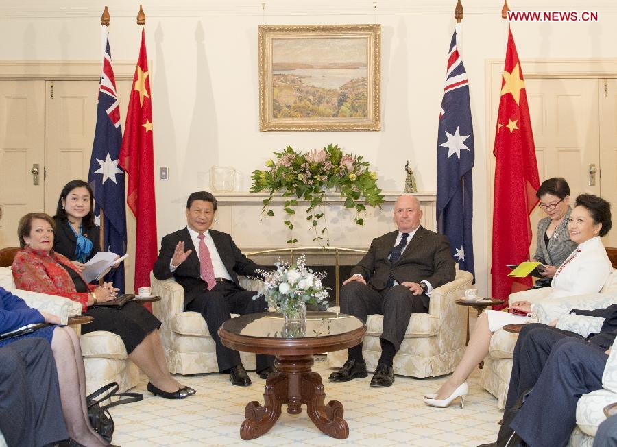 AUSTRALIA-CANBERRA-CHINA-XI JINPING-VISIT