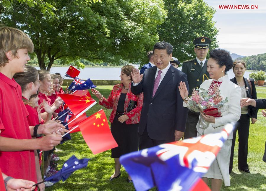 AUSTRALIA-CANBERRA-CHINA-XI JINPING-VISIT