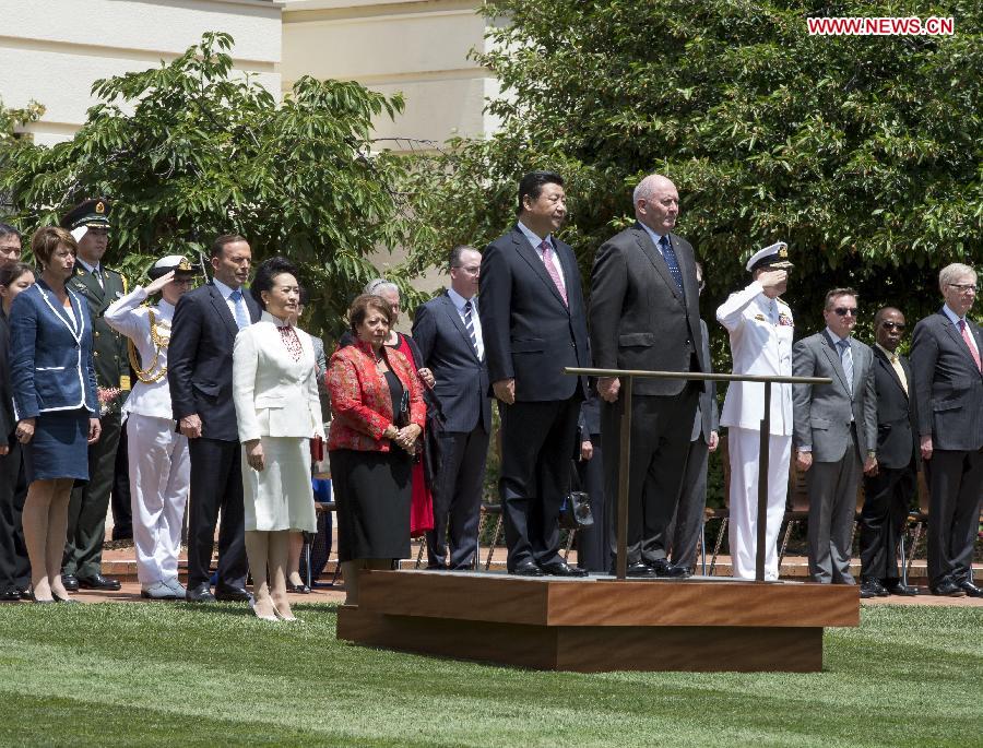 AUSTRALIA-CANBERRA-CHINA-XI JINPING-VISIT