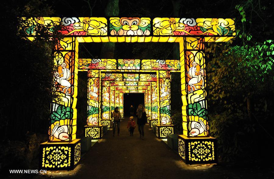 BELGIUM-ANTWERP-ZOO-LIGHT-SHOW-CHINA