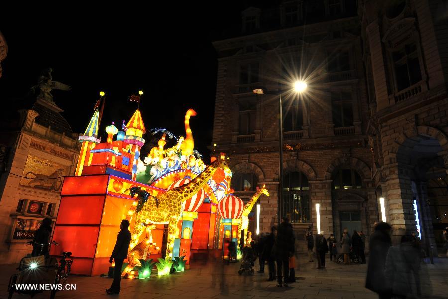 BELGIUM-ANTWERP-ZOO-LIGHT-SHOW-CHINA