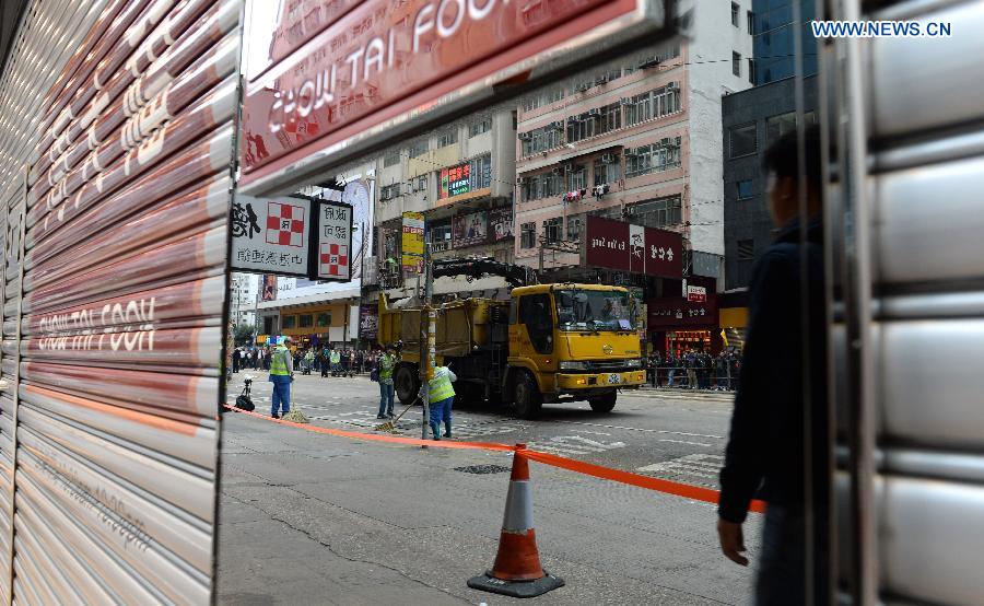 CHINA-HONG KONG-PROTEST ZONE-CLEARANCE (CN)