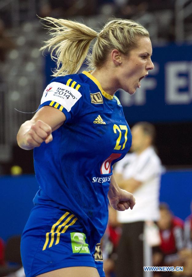 (SP)CROATIA-ZAGREB-HANDBALL-WOMEN'S EHF EURO 2014-SWEDEN VS SLOVAKIA