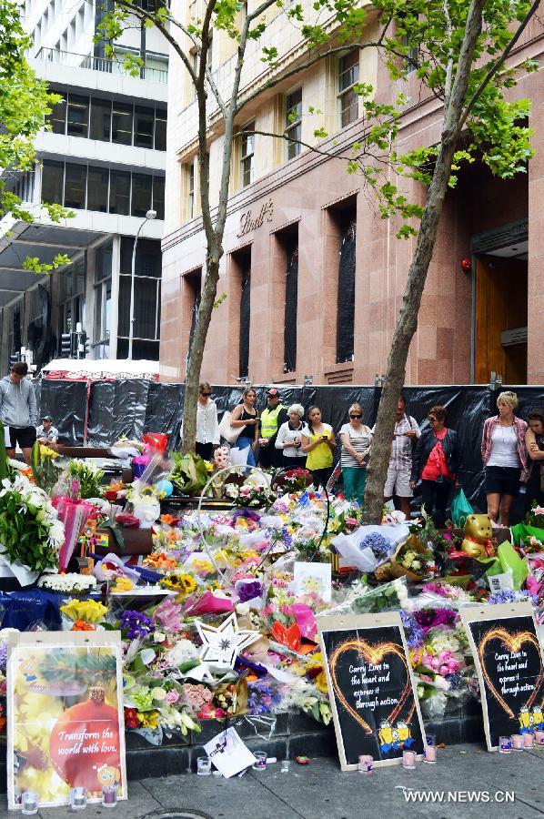 AUSTRALIA-SYDNEY-HOSTAGES-COMMEMORATION