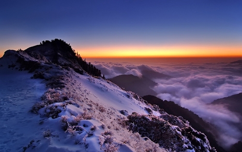 Hehuanshan, one of the 'Top 10 ice and snow wonderlands in China' by China.org.cn