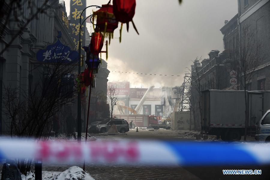 (CORRECTION)CHINA-HARBIN-WAREHOUSE COLLAPSE-DEATH TOLL (CN)