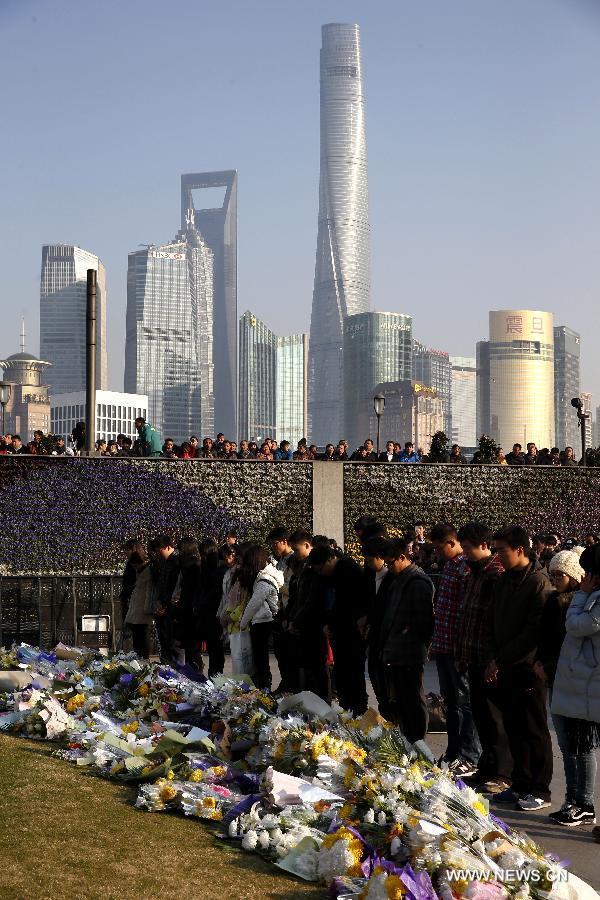 CHINA-SHANGHAI-STAMPEDE VICTIM-MOURNING (CN)