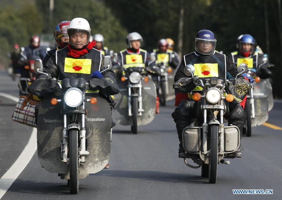 CHINA-SPRING FESTIVAL-HOMECOMING MOTORCYCLISTS (CN)