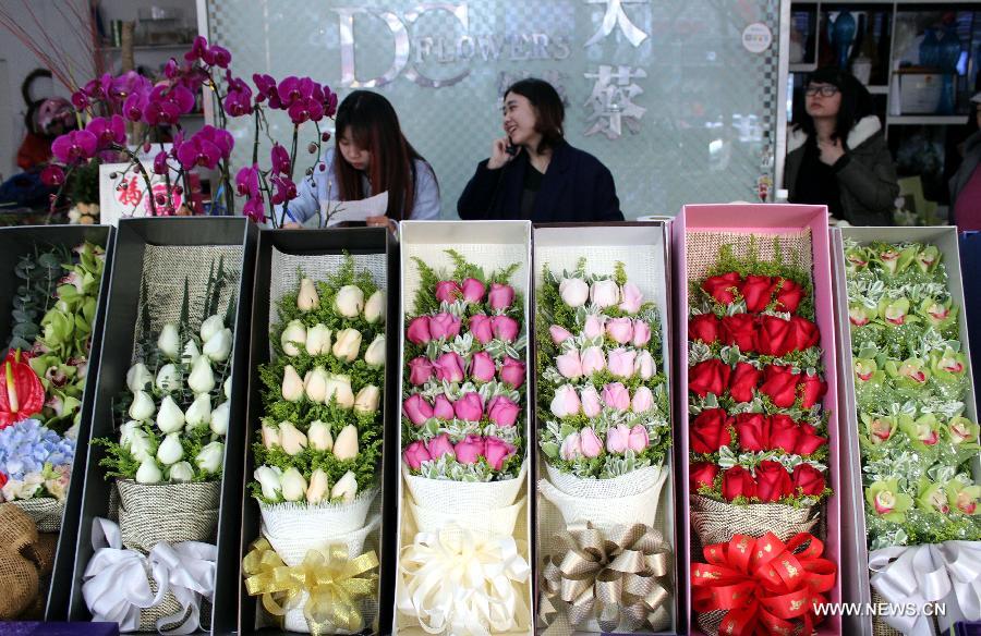 #CHINA-VALENTINE'S DAY-ROSES (CN)