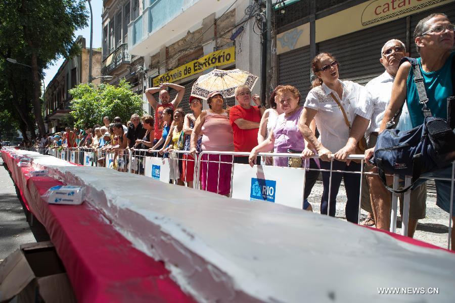 Rio de Janeiro, the second-largest city in Brazil, celebrated the 450th anniversary of its foundation on Sunday and the revitalization of the city's port area rises as the greatest present for the residents. 