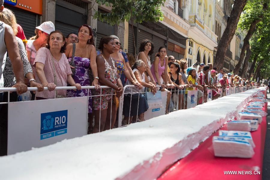 Rio de Janeiro, the second-largest city in Brazil, celebrated the 450th anniversary of its foundation on Sunday and the revitalization of the city's port area rises as the greatest present for the residents. 