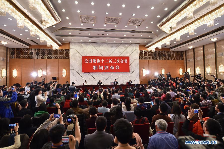 (TWO SESSIONS) CHINA-BEIJING-CPPCC-PRESS CONFERENCE (CN) 