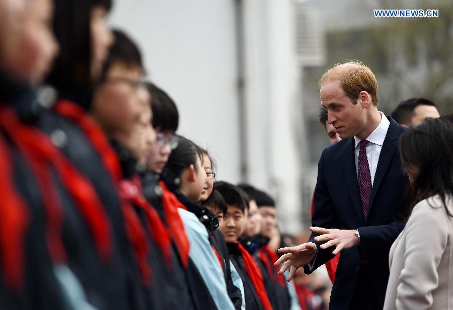 CHINA-SHANGHAI-PRINCE WILLIAM-VISIT (CN)