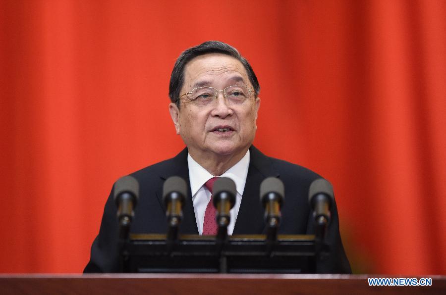 (TWO SESSIONS) CHINA-BEIJING-CPPCC-OPENING-YU ZHENGSHENG (CN)