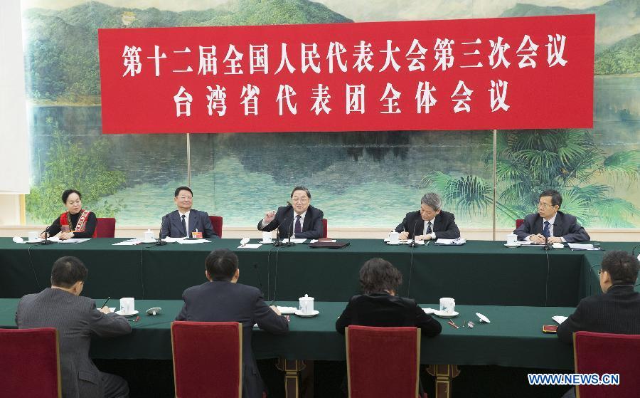 (TWO SESSIONS)CHINA-BEIJING-NPC-PANEL DISCUSSION-YU ZHENGSHENG (CN)  