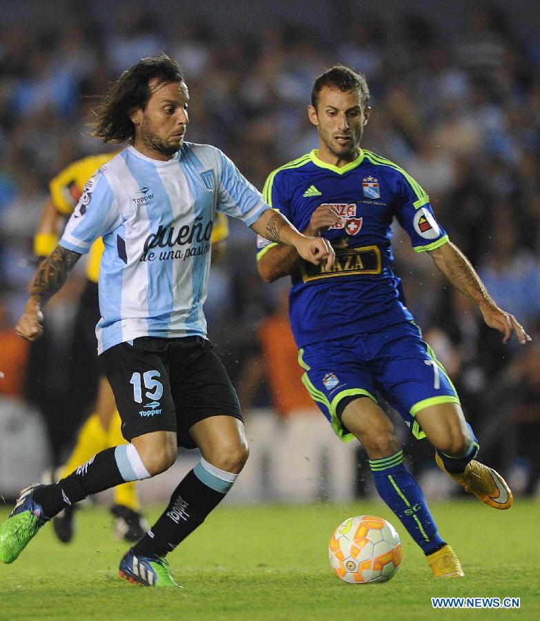 (SP)ARGENTINA-BUENOS AIRES-SOCCER-RACING CLUB VS SPORTING CRISTAL