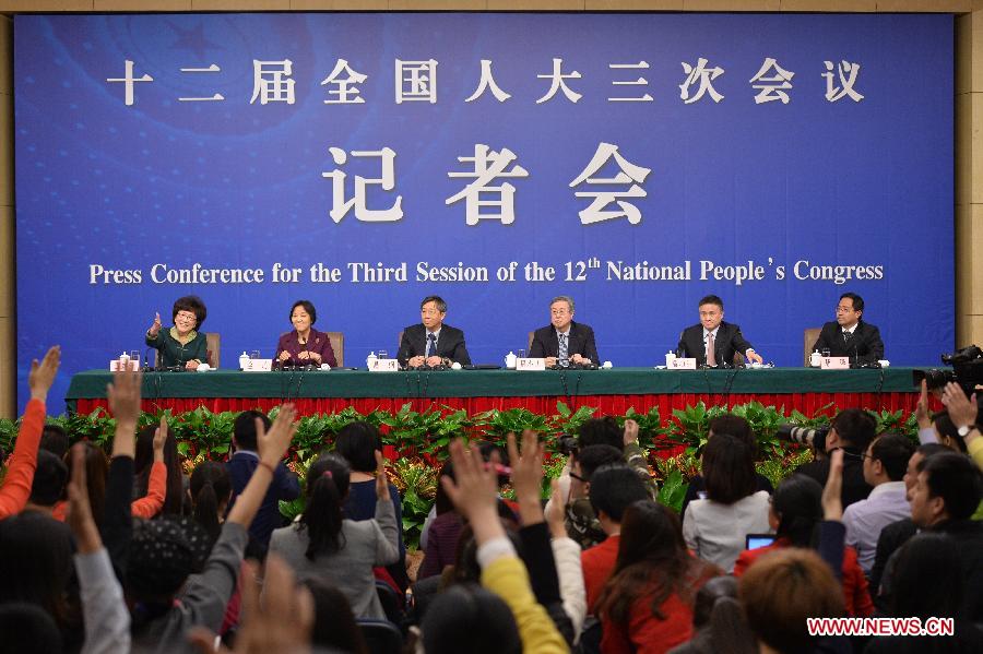 (TWO SESSIONS) CHINA-BEIJING-NPC-FINANCIAL REFORM-PRESS CONFERENCE (CN)