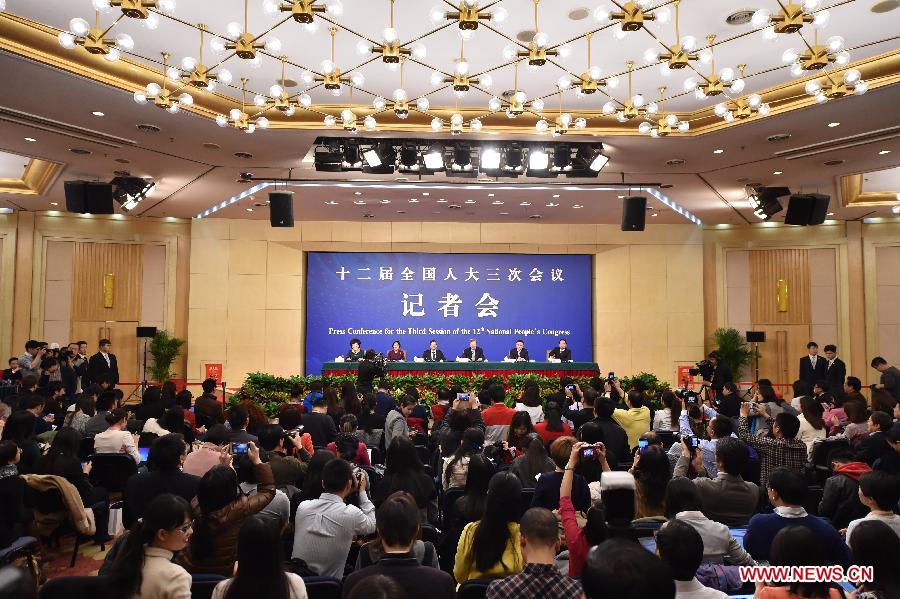 (TWO SESSIONS) CHINA-BEIJING-NPC-FINANCIAL REFORM-PRESS CONFERENCE (CN)