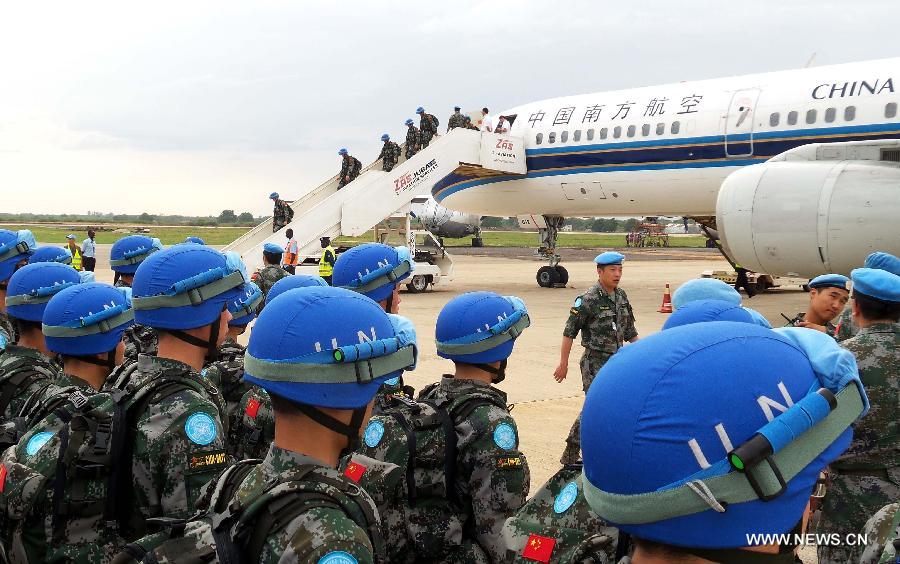The 130 peacekeeping infantrymen would join other 570 soldiers who have been put in place since the end of February, at a time when the mission area is gradually entering the rainy season.