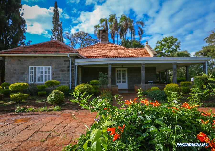 Karen Blixen house museum is seen in the suburb of Nairobi, Kenya, on May 17, 2015.