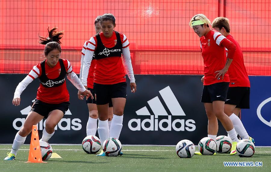 (SP)CANADA-EDMONTON-FIFA WOMEN'S WORLD CUP-CHINA-TRAINING