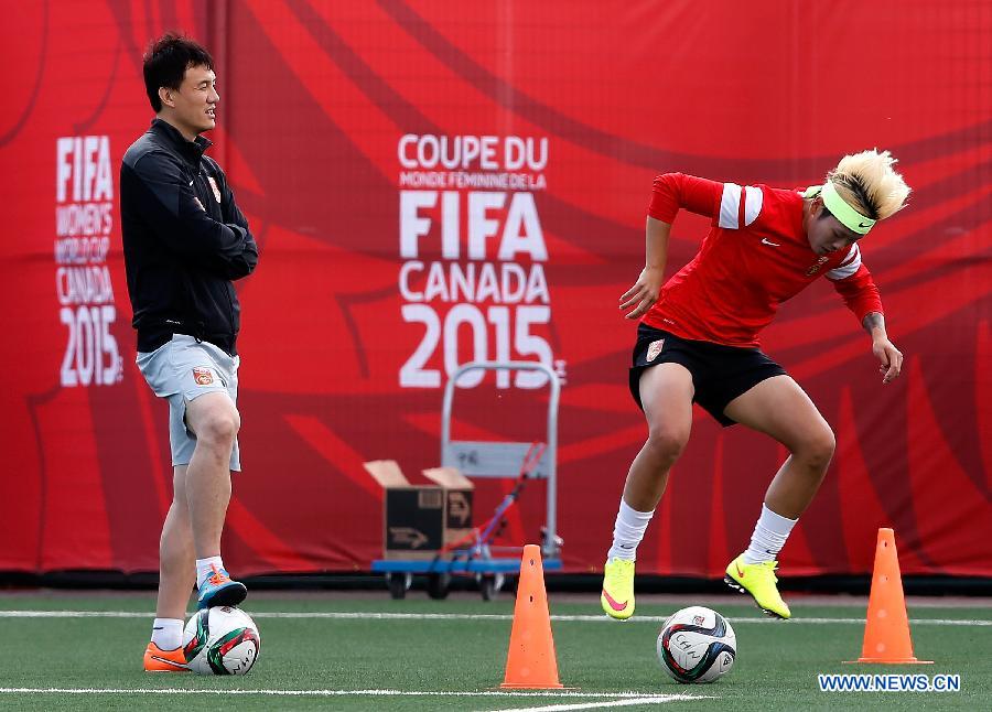 (SP)CANADA-EDMONTON-FIFA WOMEN'S WORLD CUP-CHINA-TRAINING