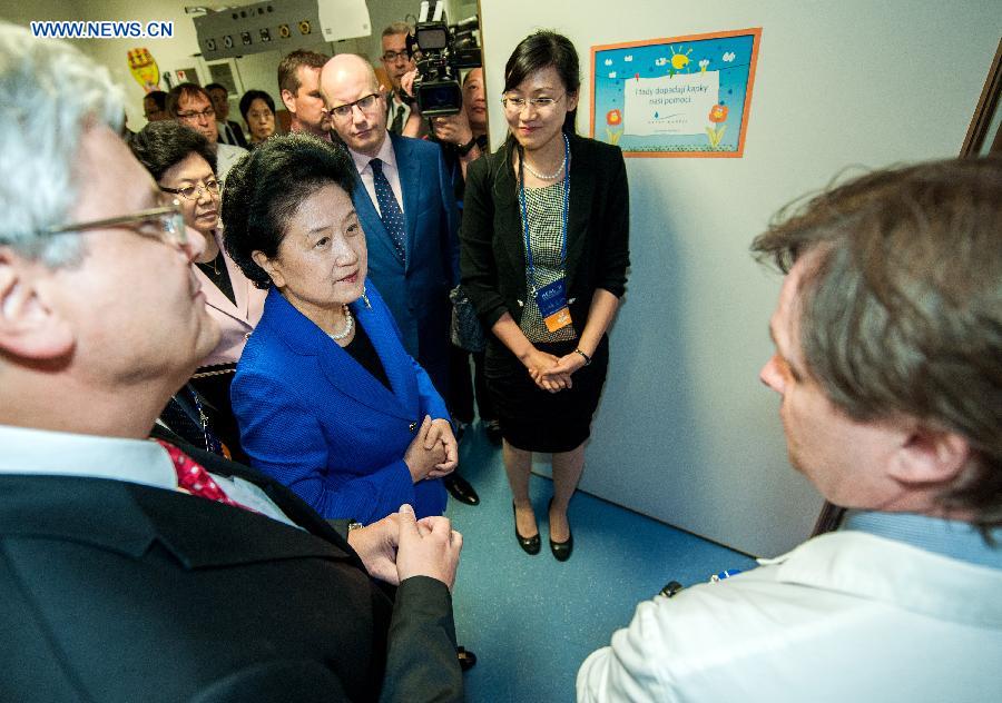 CZECH-PRAGUE-HOSPITAL-LIU YANDONG