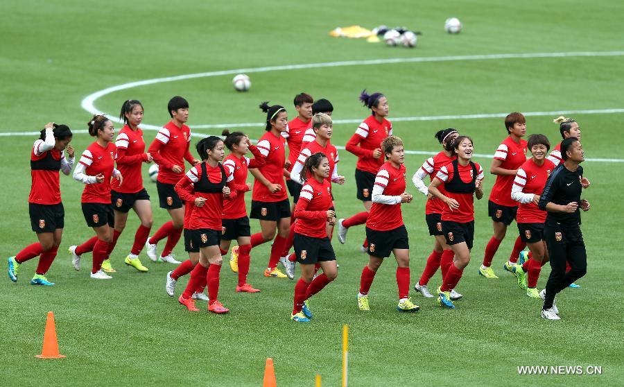 (SP)CANADA-EDMONTON-FIFA WOMEN'S WORLD CUP-CHINA-TRAINING