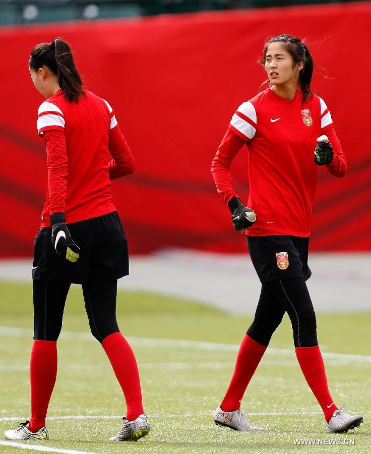 (SP)CANADA-EDMONTON-FIFA WOMEN'S WORLD CUP-CHINA-TRAINING