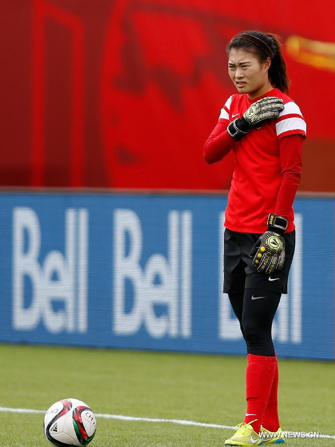 (SP)CANADA-EDMONTON-FIFA WOMEN'S WORLD CUP-CHINA-TRAINING