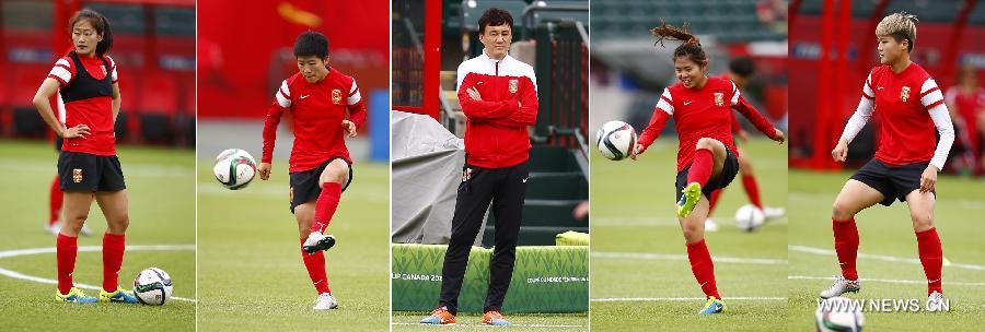 (SP)CANADA-EDMONTON-FIFA WOMEN'S WORLD CUP-CHINA-TRAINING