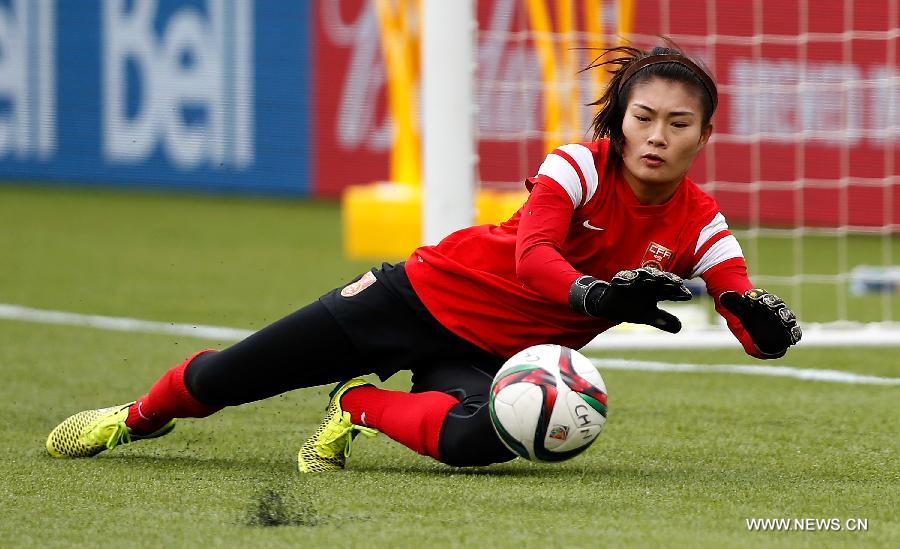 (SP)CANADA-EDMONTON-FIFA WOMEN'S WORLD CUP-CHINA-TRAINING