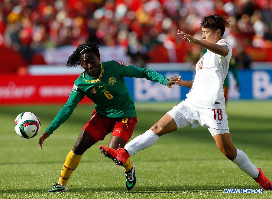 (SP)CANADA-EDMONTON-FIFA WOMEN'S WORLD CUP-CHN VS CMR